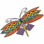 Funky Dragonfly embroidered shirts