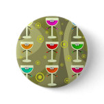 Funky Drinks Pinback Button