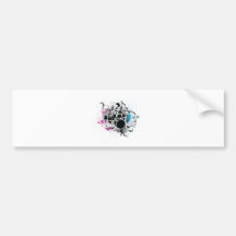 funky drummer vector design bumper stickers