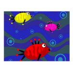 Funky Fish Post Card