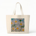 Funky Floral Daisy Tote Bag