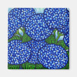 Funky Floral Hydrangea Magnet