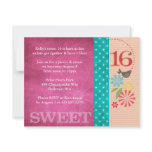 Funky Floral Invitations