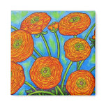Funky Floral Ranunculus Magnet