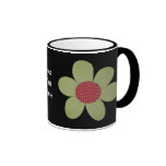 funky flower coffee mugs
