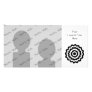 Funky Flower in Black and White. Photo Card