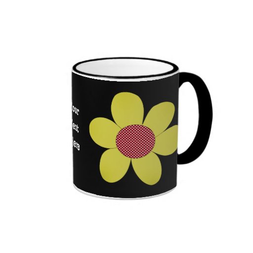 funky flower mugs