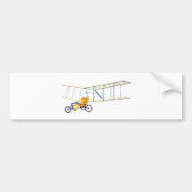 Funky Flying Fish Bumper Sticker