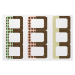 Funky Frames Scrapbooking Embellishment Custom Stationery