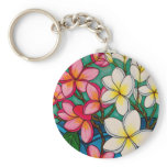 Funky Frangipani Key Chain keychains