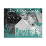 Funky Fun Save The Date with Your Photos postcards