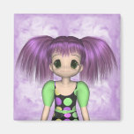 Funky Girl Anime Kid Magnet