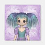 Funky Girl Anime Kid Magnet