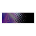 funky girly halftone textured business cards