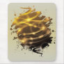 Funky glowing splatter light effect mouse pad