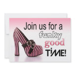 Funky Good Time Party Fashion Show Invitation