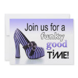 Funky Good Time Party Fashion Show Invitation