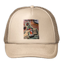 funky graffiti designs mesh hats
