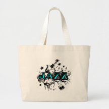 Funky Jazz Tote Bags
