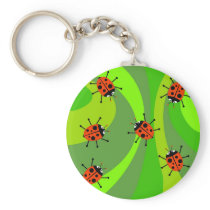 Funky Ladybugs Keychains