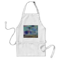 Funky Metallic Glass Abstract Aprons