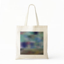 Funky Metallic Glass Abstract Canvas Bag