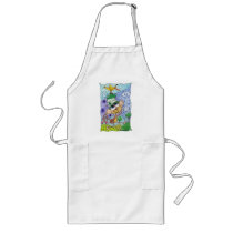Funky Monkey and Banana Bird Apron