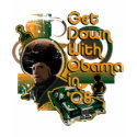 Funky Obama Distressed Woman's Shirt
