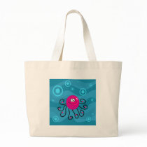 Funky Octopus Tote Bag
