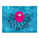 Funky Octopus Postcard