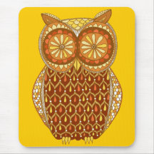 Funky Owl Mousepad