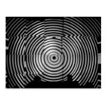 Funky Pattern DJ Postcard