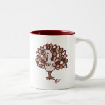 Funky Peacock Mug