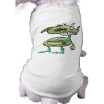 funky punk socks green monster doggie t-shirt
