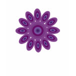 Funky purple & lilac flower top t-shirts