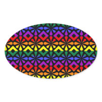 Funky Rainbow Gay Pride Geometric Abstracts (4)