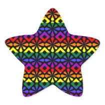 Funky Rainbow Gay Pride Geometric Abstracts (4)