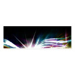 Funky Rainbow Halftone business cards