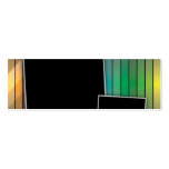 Funky rainbow page layout business cards