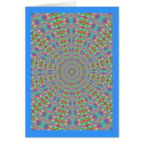 Funky Retro Kaleidoscope Note Cards