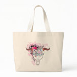 Funky Steer Skull tattoo Bag