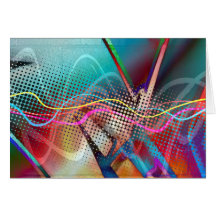Funky Urban Graffiti Grunge Textured Card