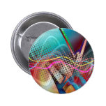 Funky Urban Graffiti Grunge Textured Pin