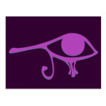 Funky Wadjet Magenta Ash Postcard