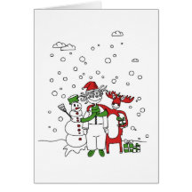 Funky Xmas Card