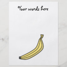 Funky Yellow country banana Full Colour Flyer