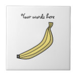 Funky Yellow country banana Tiles