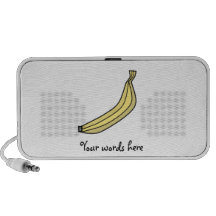 Funky Yellow country banana Travelling Speaker