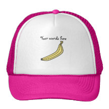 Funky Yellow country banana Trucker Hat