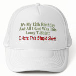 Funny 12th Birthday Gifts Mesh Hat